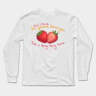 Bill and Frank Strawberry Valentine Long Sleeve T-Shirt